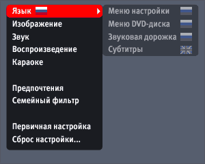 Меню
