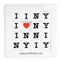 I Love NY fifteen puzzle