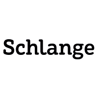 Schlange typeface