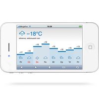 Yandex Weather app